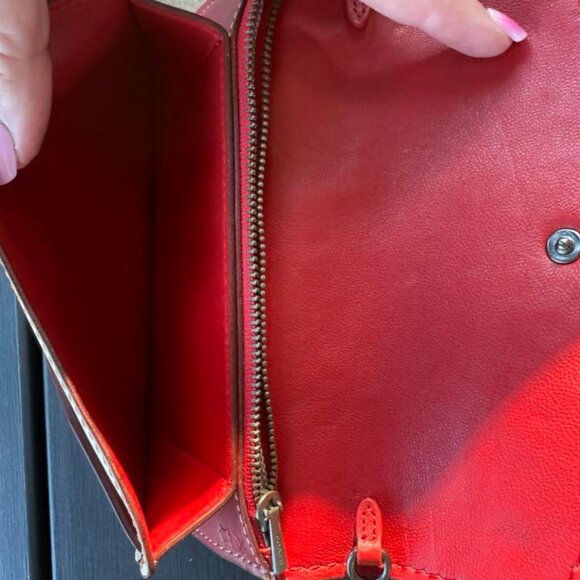 Coach Cherry Sparkle Print Wristlet Clutch NWT - Picture 9 of 10